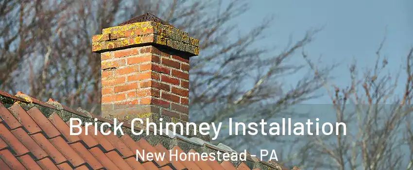 Brick Chimney Installation New Homestead - PA