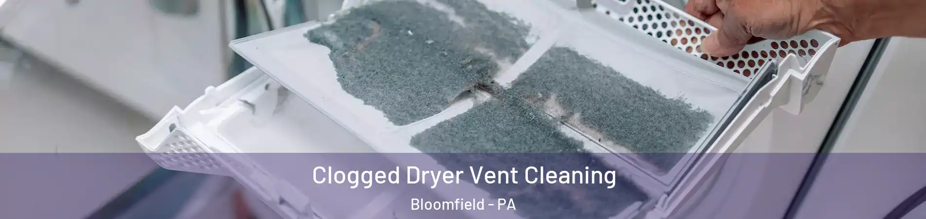 Clogged Dryer Vent Cleaning Bloomfield - PA