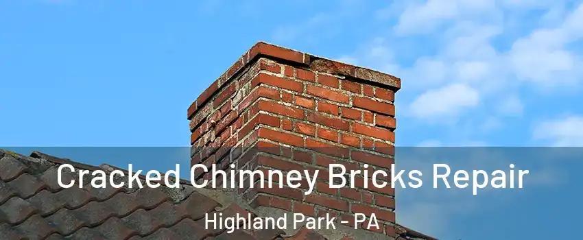 Cracked Chimney Bricks Repair Highland Park - PA