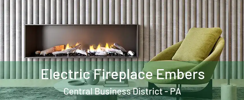 Electric Fireplace Embers Central Business District - PA