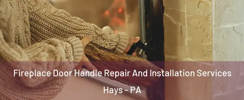 Fireplace Door Handle Repair And Installation Services Hays - PA