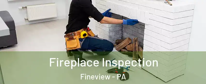 Fireplace Inspection Fineview - PA