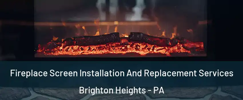 Fireplace Screen Installation And Replacement Services Brighton Heights - PA