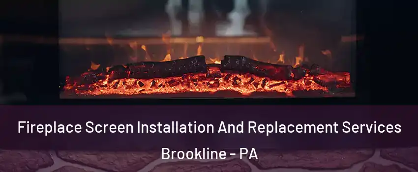 Fireplace Screen Installation And Replacement Services Brookline - PA