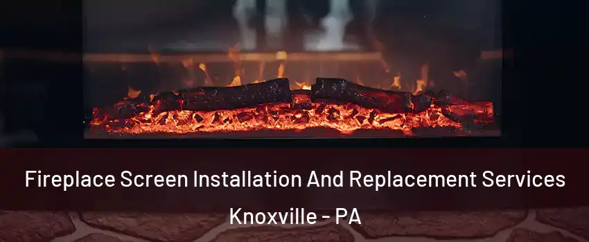 Fireplace Screen Installation And Replacement Services Knoxville - PA