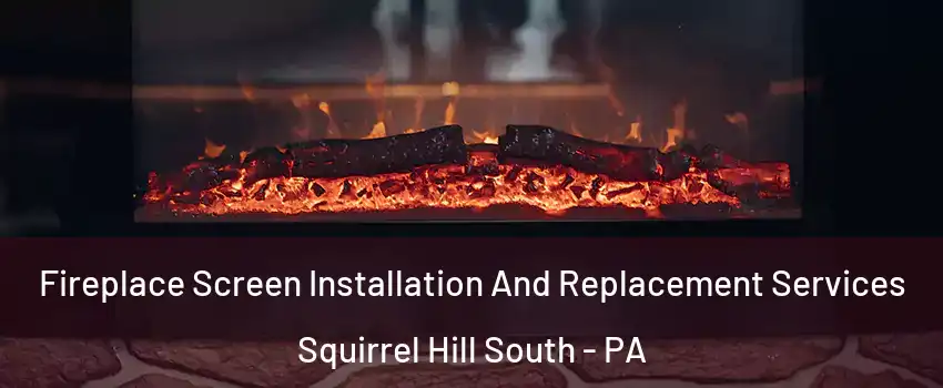 Fireplace Screen Installation And Replacement Services Squirrel Hill South - PA