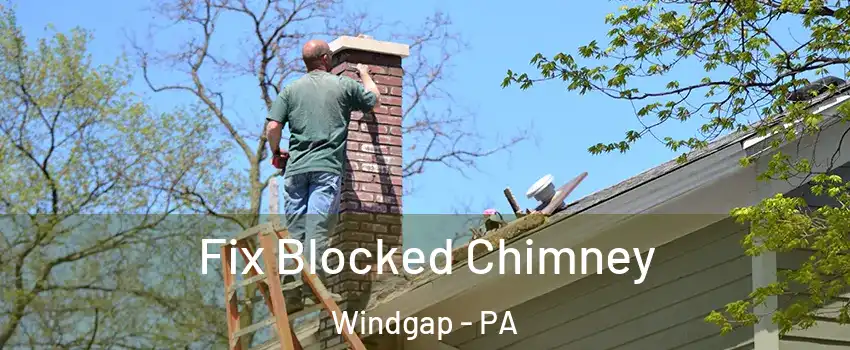 Fix Blocked Chimney Windgap - PA