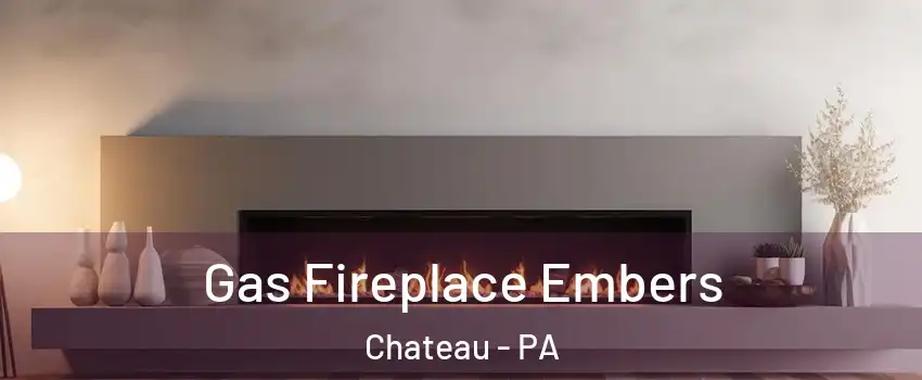 Gas Fireplace Embers Chateau - PA