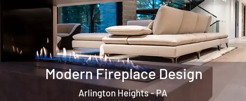 Modern Fireplace Design Arlington Heights - PA