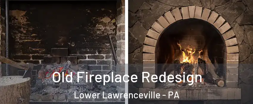 Old Fireplace Redesign Lower Lawrenceville - PA