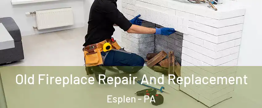 Old Fireplace Repair And Replacement Esplen - PA