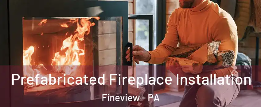 Prefabricated Fireplace Installation Fineview - PA