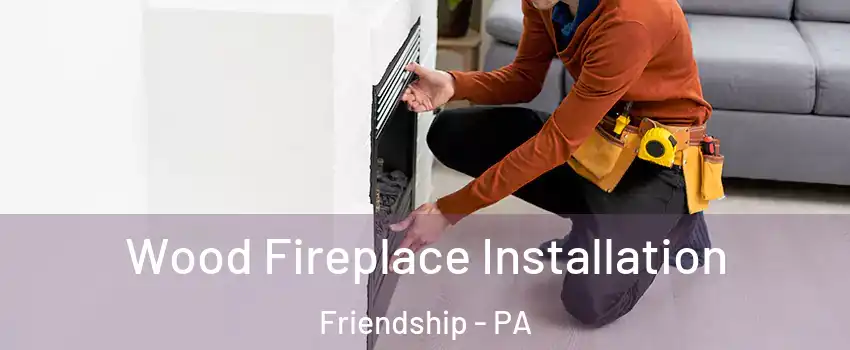 Wood Fireplace Installation Friendship - PA