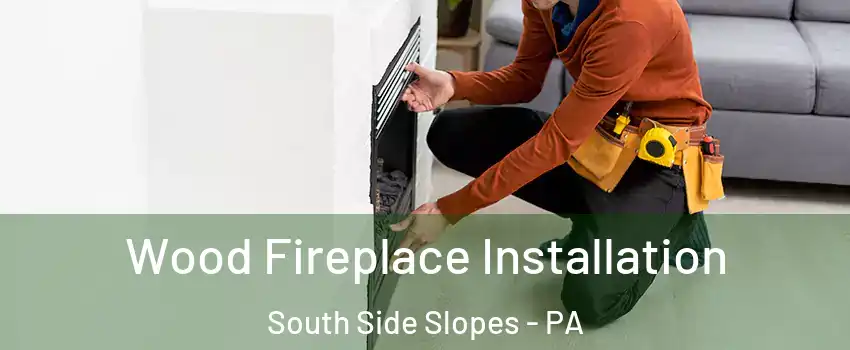 Wood Fireplace Installation South Side Slopes - PA